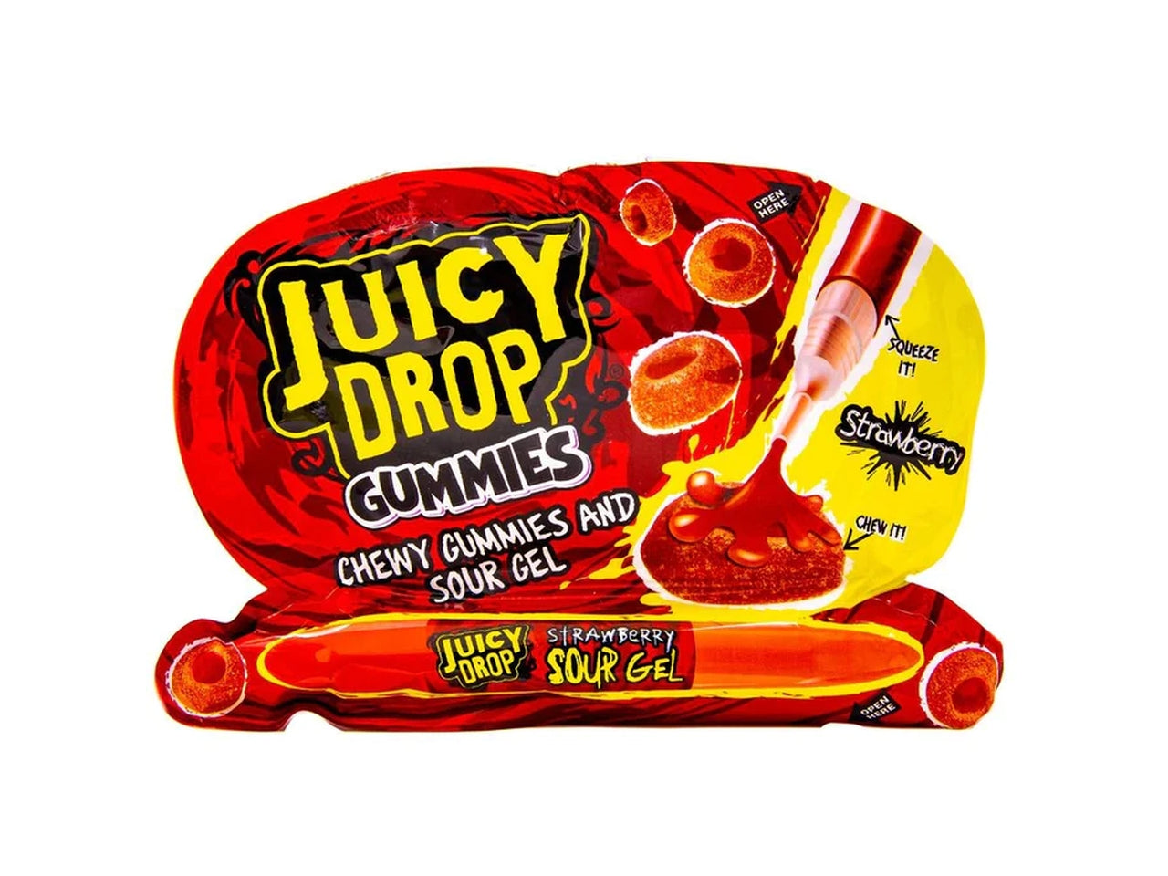 Bazooka juicy drop gummies 57g