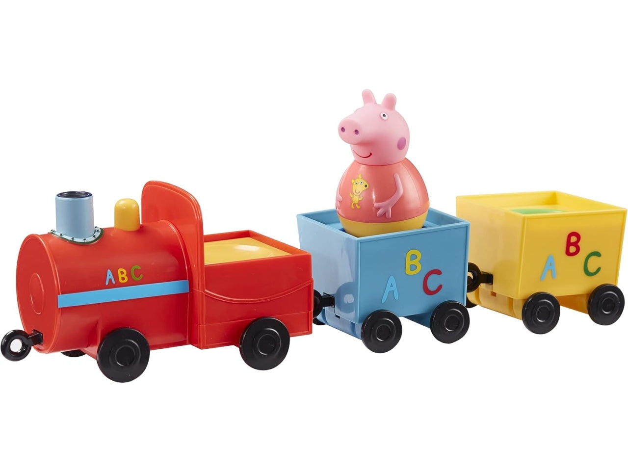 Peppa pig weebles pull-along wobbily train