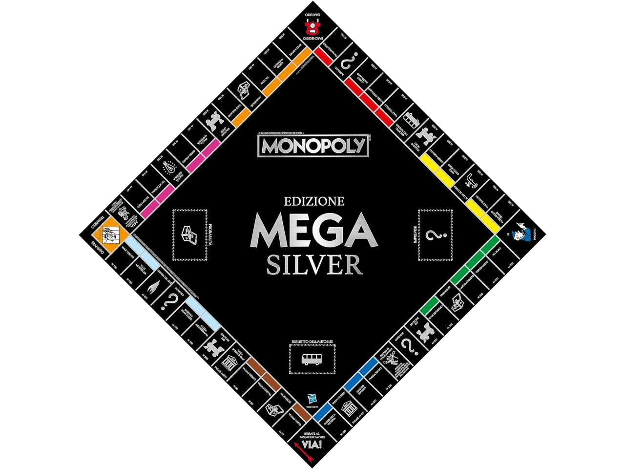 Mega monopoly edizione silver