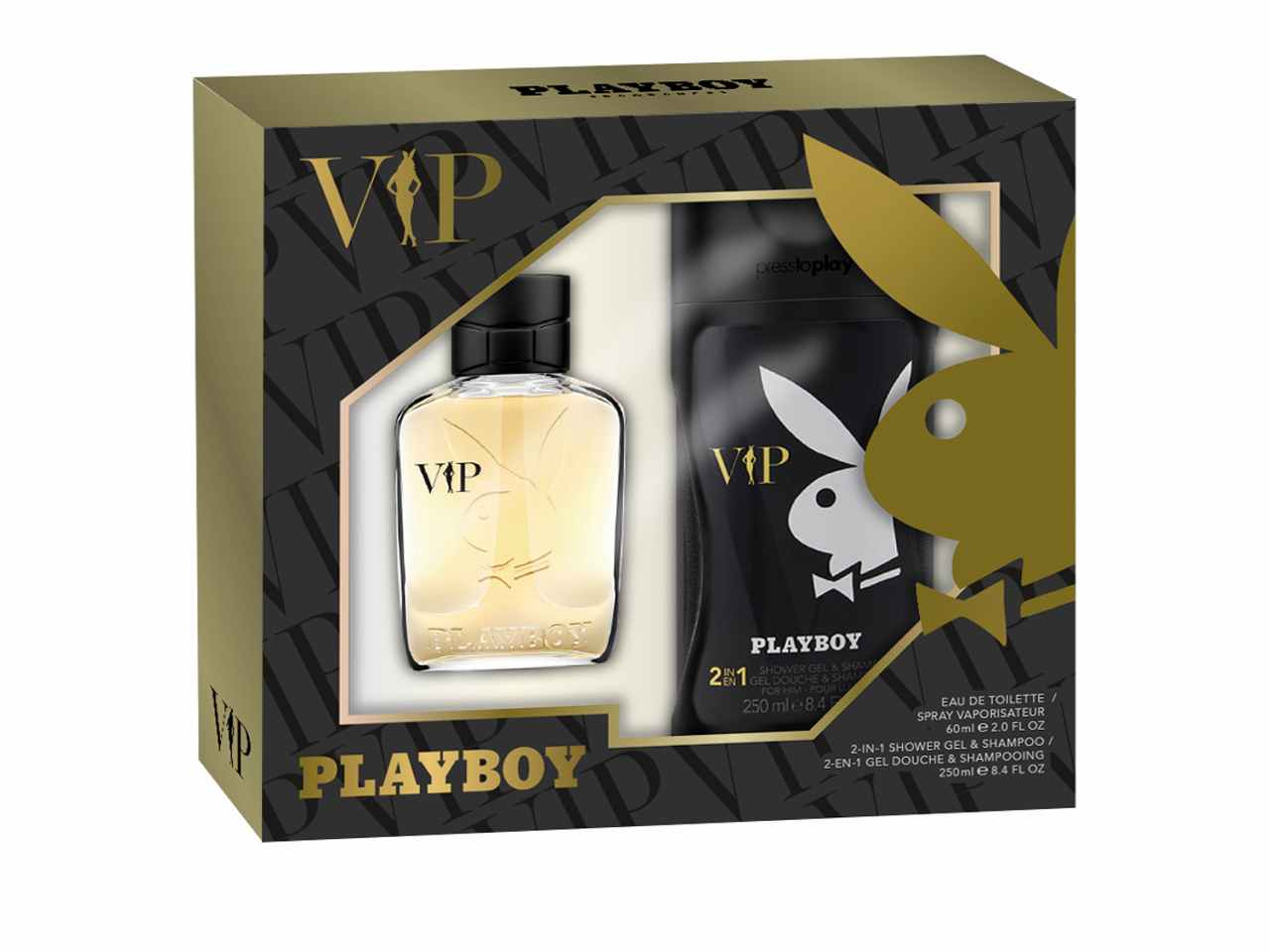 Set regalo playboy vip man eau de toilette 60 ml  + shower gel 250 ml