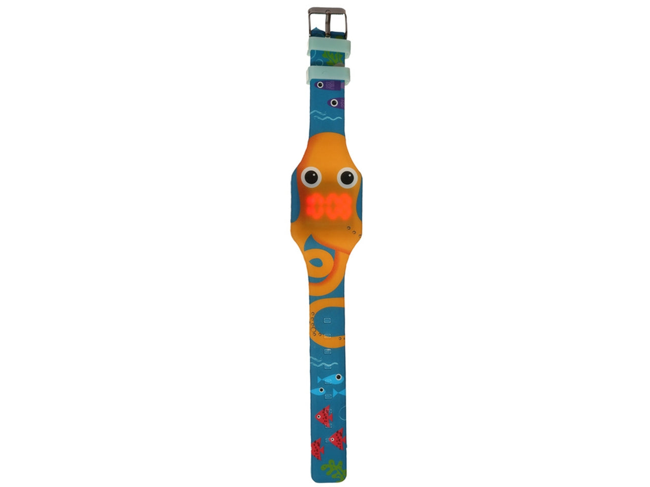 Orologio da polso in silicone con immagini di animali marini