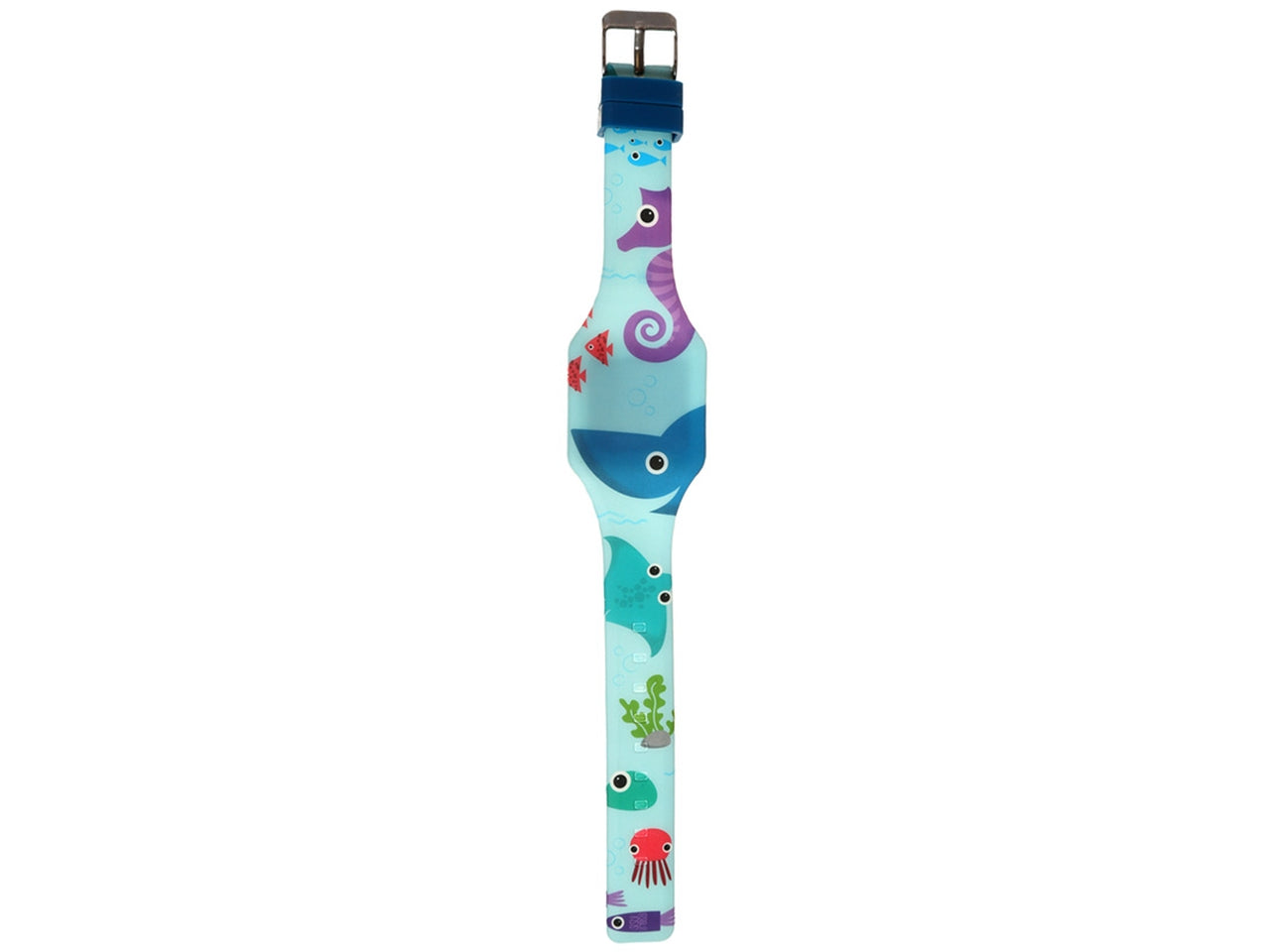 Orologio da polso in silicone con immagini di animali marini