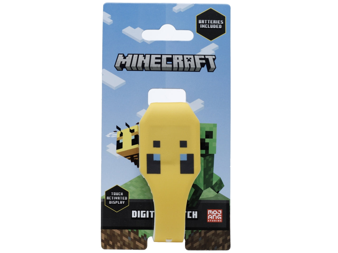 Orologio da polso in silicone con volti di minecraft