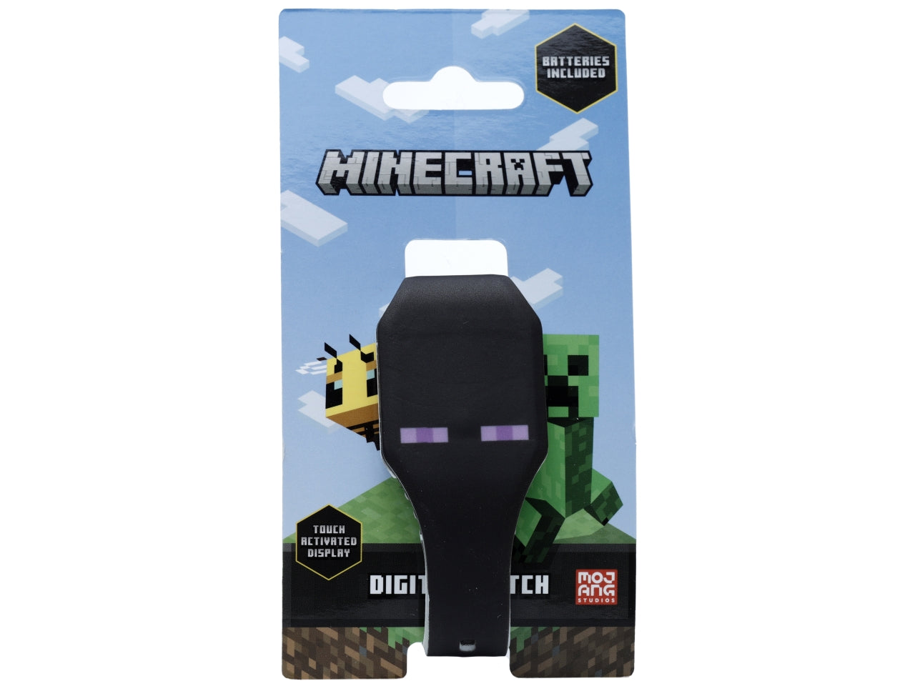 Orologio da polso in silicone con volti di minecraft