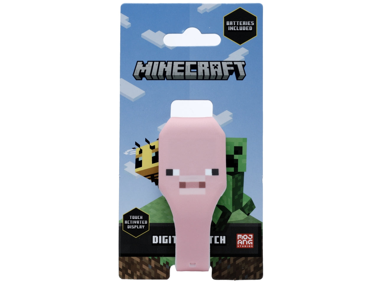 Orologio da polso in silicone con volti di minecraft