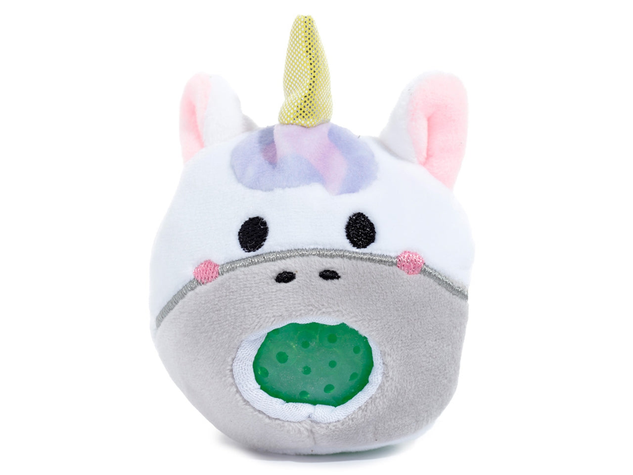 Antistress di peluche a forma di unicorno con slime