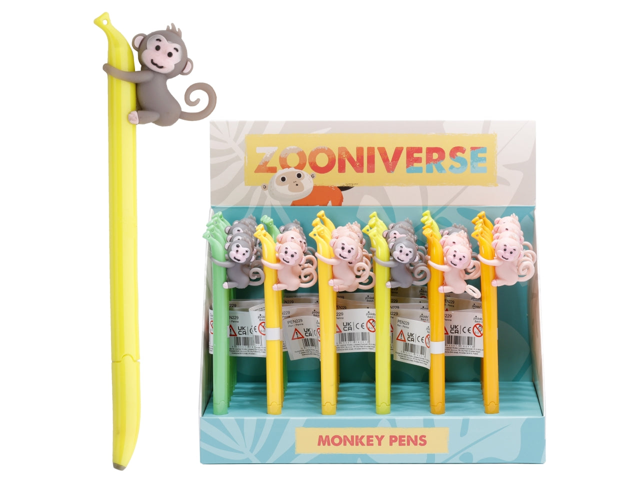 Penna scimmia e banana