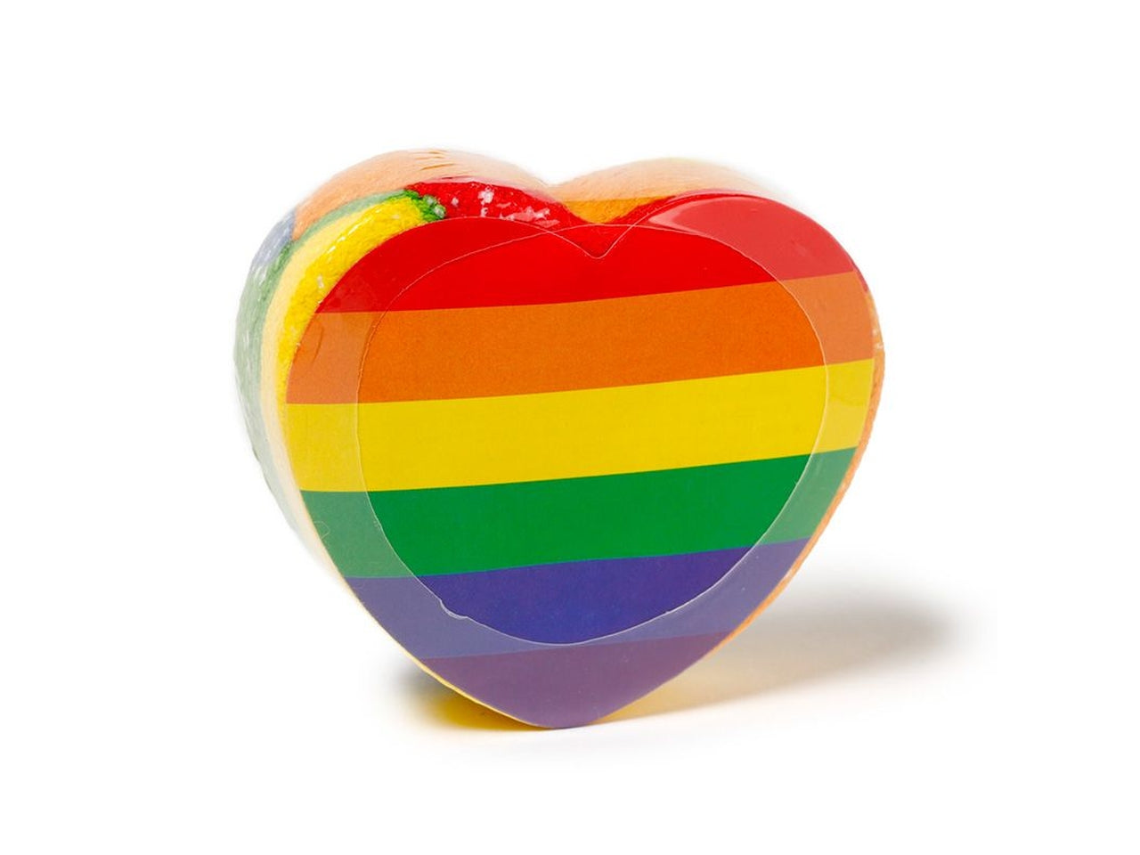 Asciugamano da viaggio compresso arcobaleno, poliestere e cotone 30x30 cm - Puckator