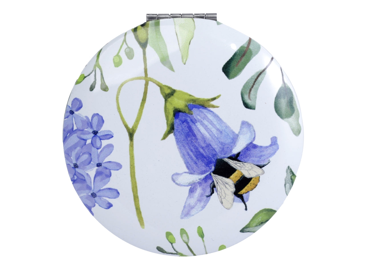 Specchietto da borsa con decoro api d.6,5cm