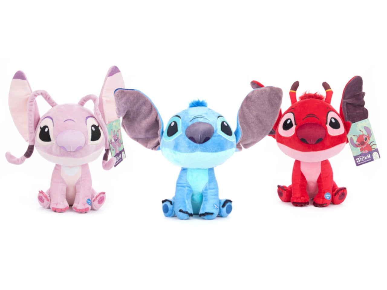 Stitch - angel - leroy peluche 20cm lil bodz con suono
