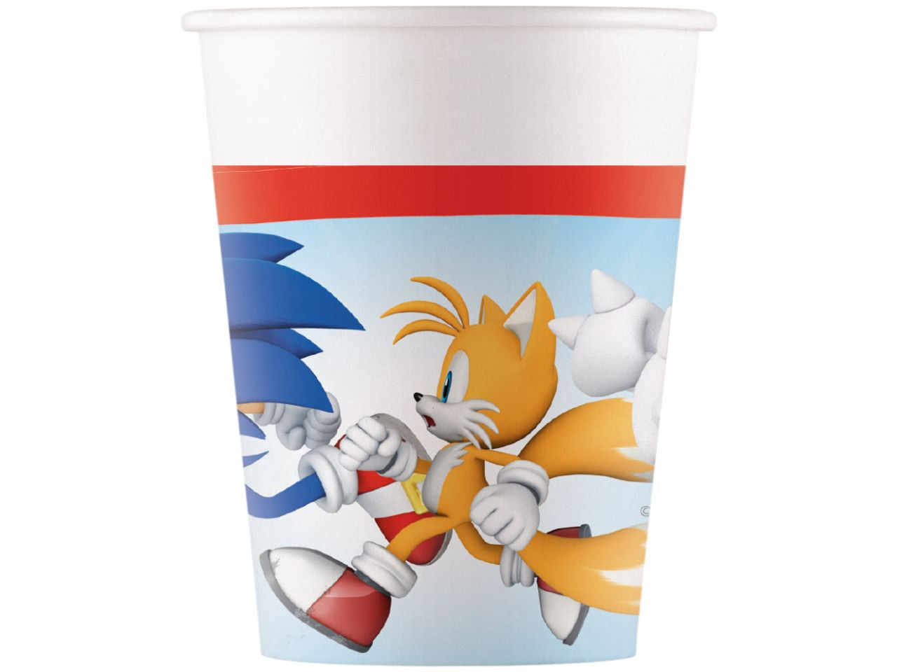 Bicchieri di plastica sonic capacita' 200ml - la confezione comprende 8 bicchieri