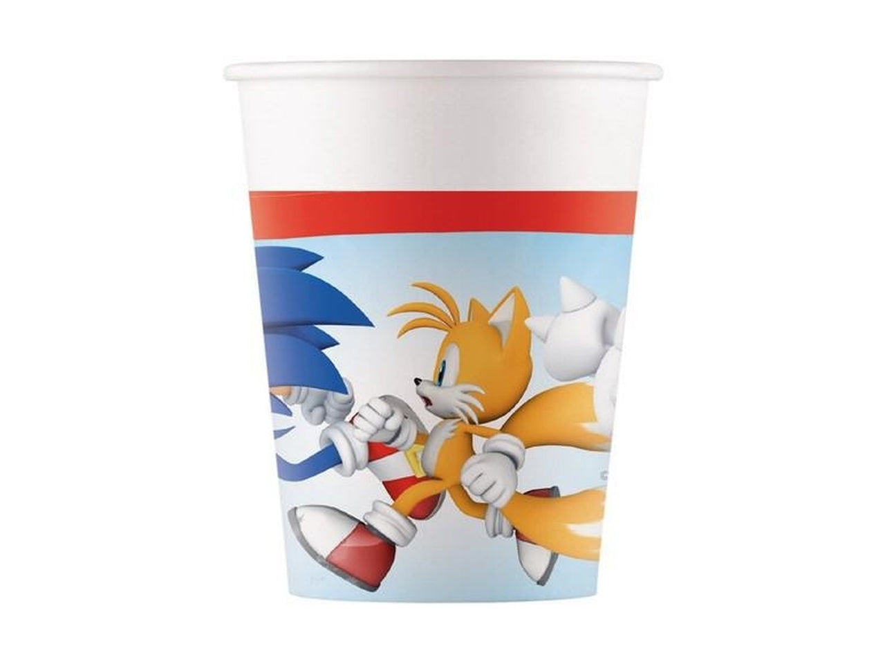 Sonic bicchieri di carta capacita' 200cc - la confezione contiene 8 bicchieri