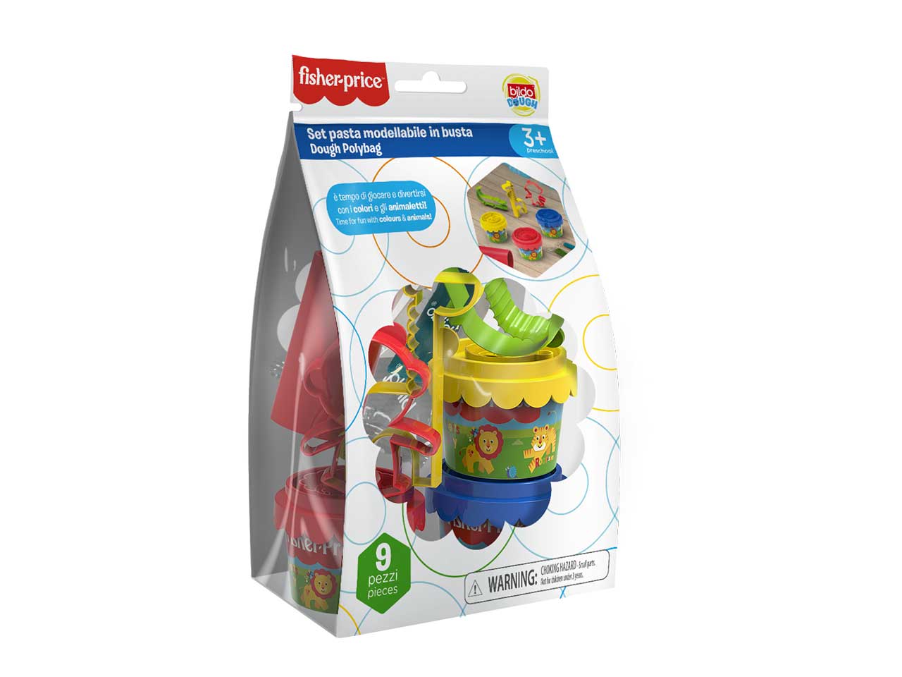 Fisher price set pasta da modellare in busta con accessori