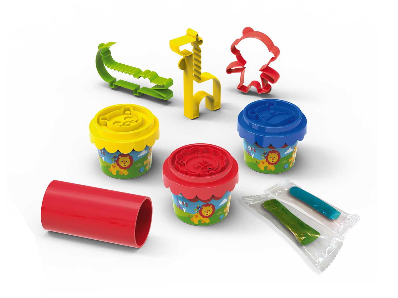 Fisher price set pasta da modellare in busta con accessori