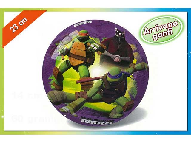 Pallone 23cm turtles 731635