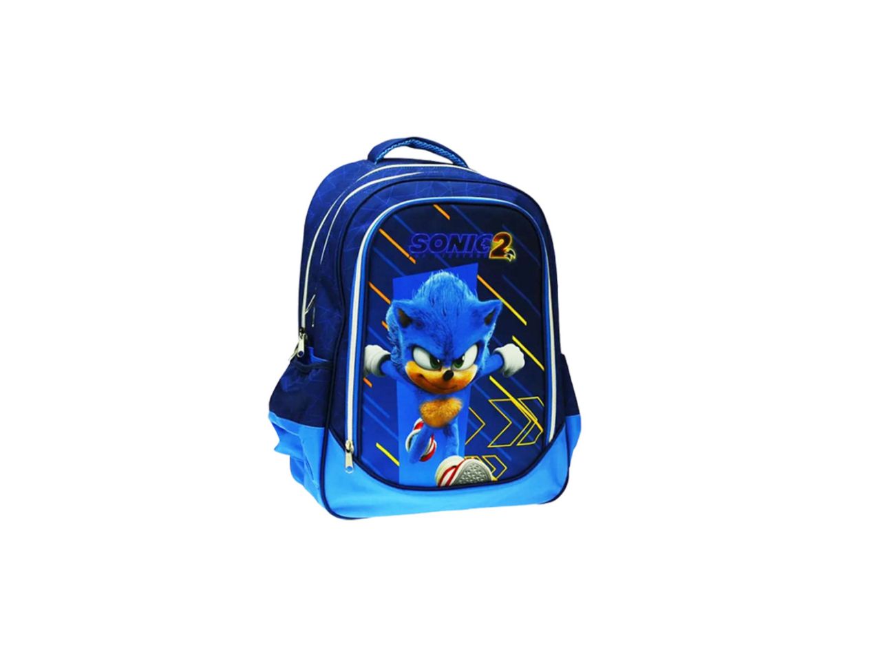 Sonic 2 zaino scuola tre cerniere