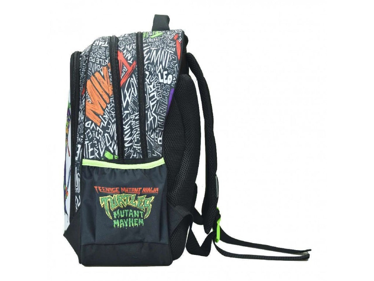 Turtles ninja zaino scuola con tre cerniere