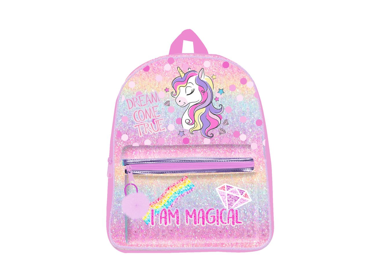Zaino asilo playtoy glitter