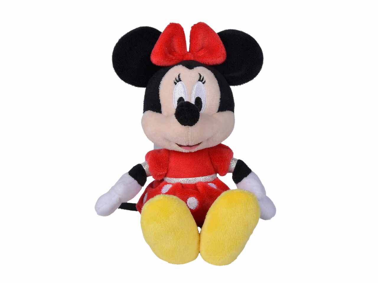 Peluche minnie c/abito rosso 20cm 6315870301red