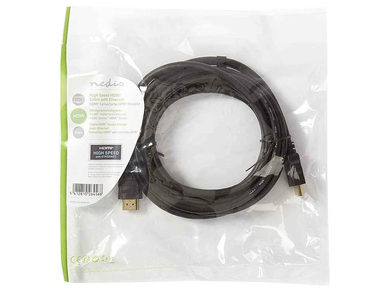 Cavo hdmi c/ethernet cvgp34000bk30