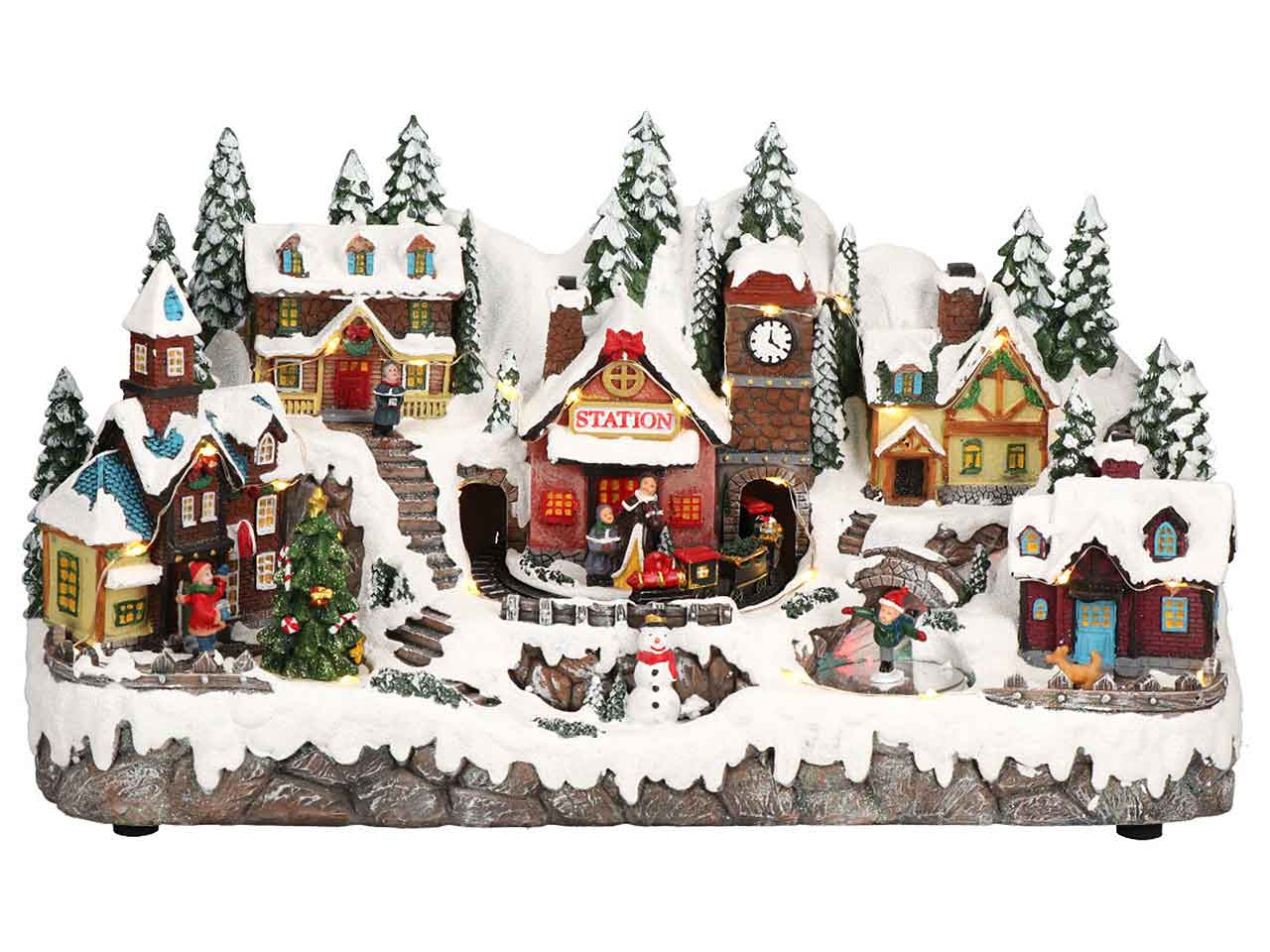 Scenario villaggio nat.43x20x24cm219272