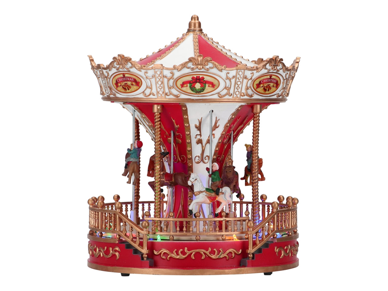 Giostrina natalizia 23,5x23,5x28cm con led