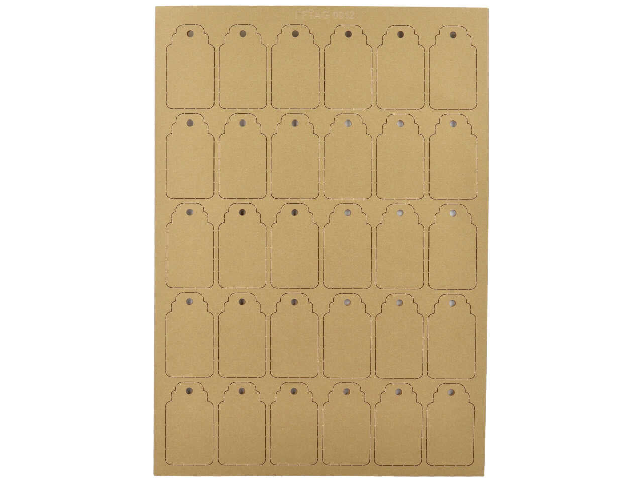Bigglietto bomboniera tag 150 pezzi kraft