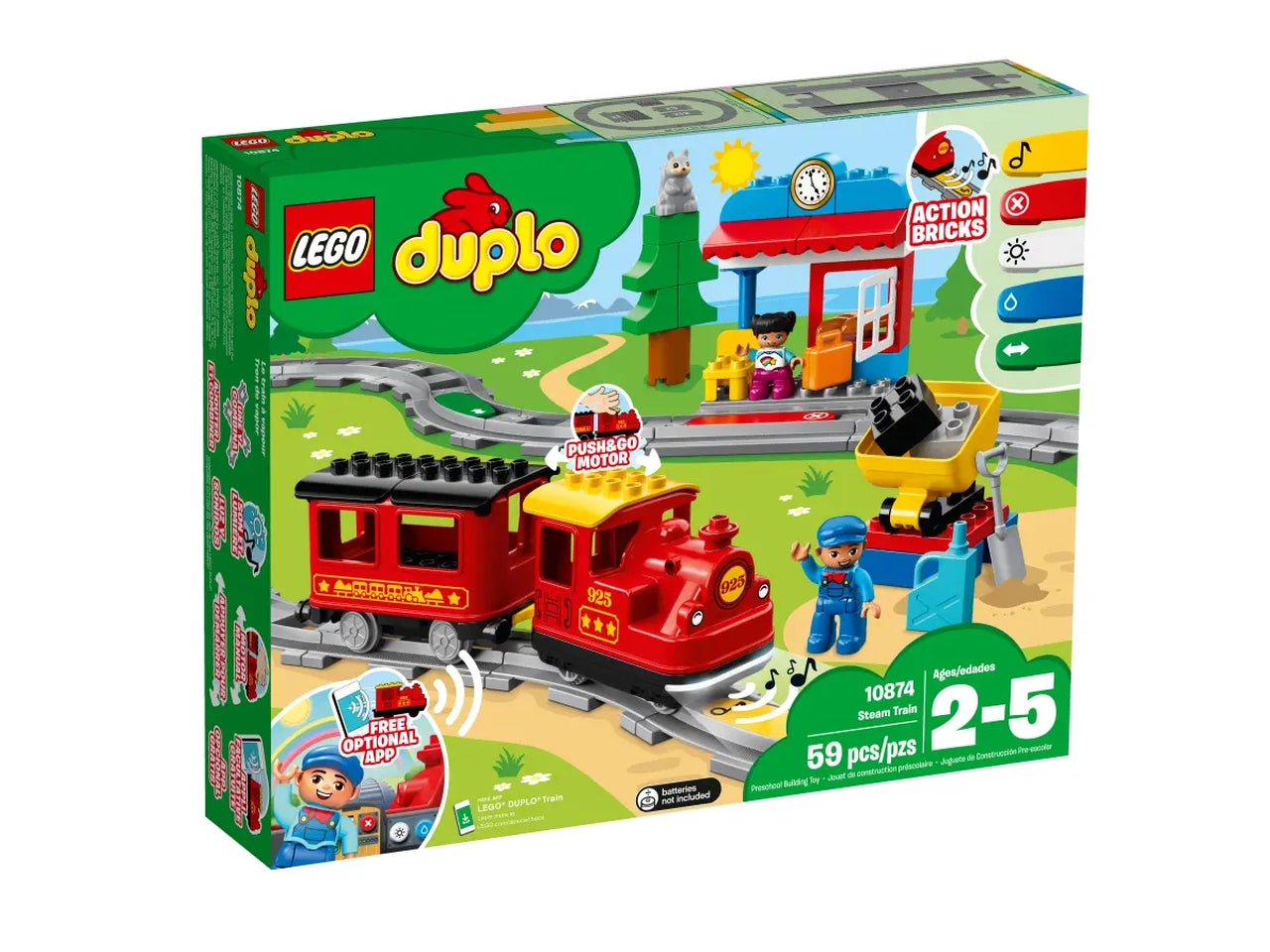 Lego duplo town treno a vapore 10874