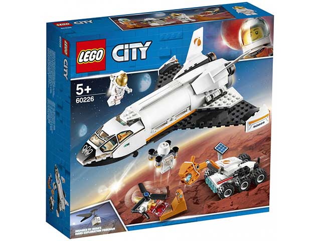 Lego city shuttle ricerca su marte 60226