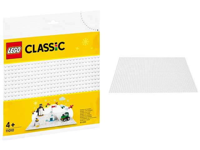 Lego classic base bianca 11010