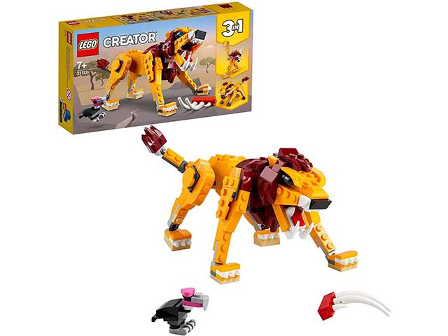 Lego creator leone selvatico 31112
