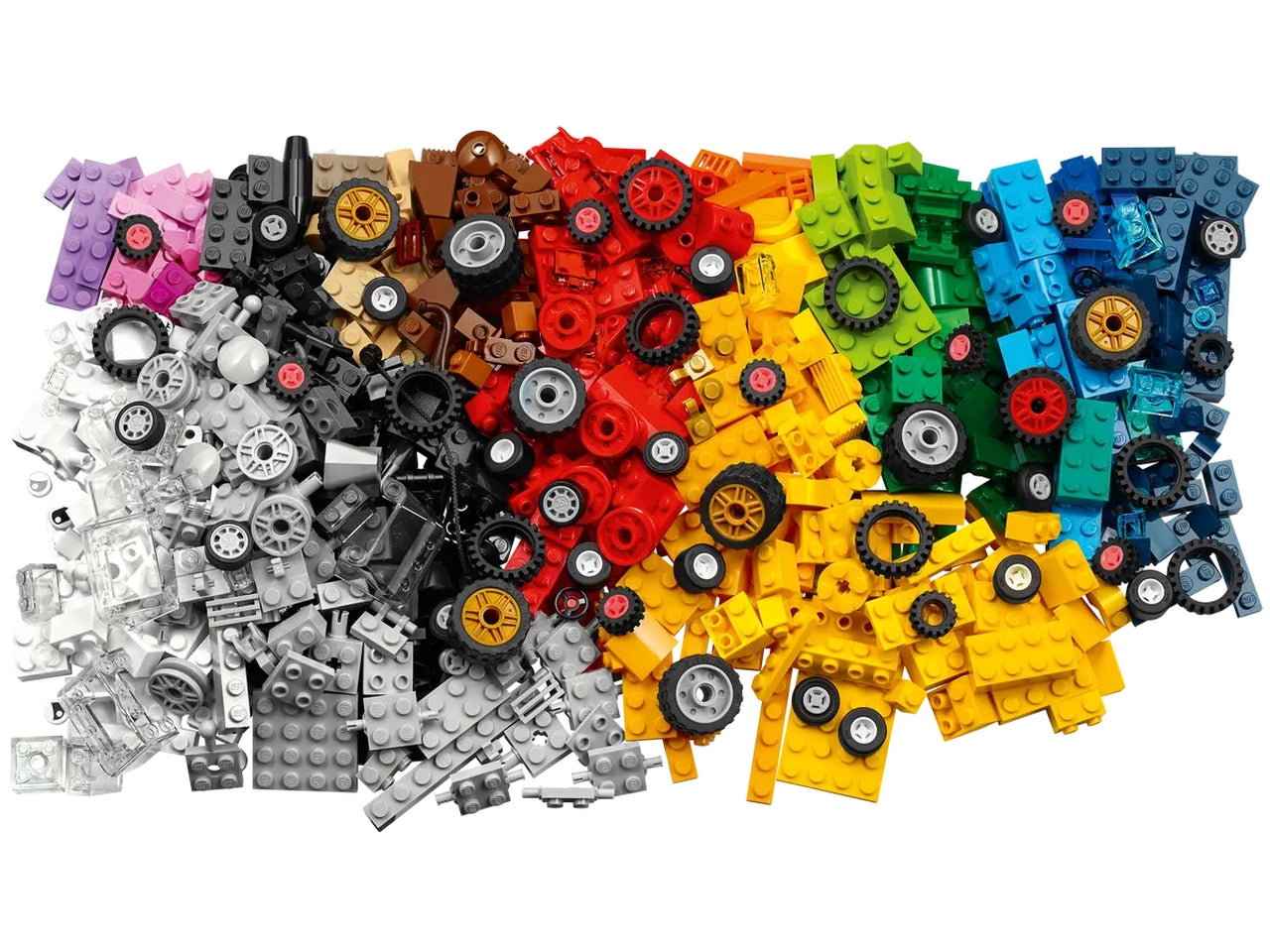 Lego classic mattoncini e ruote 11014