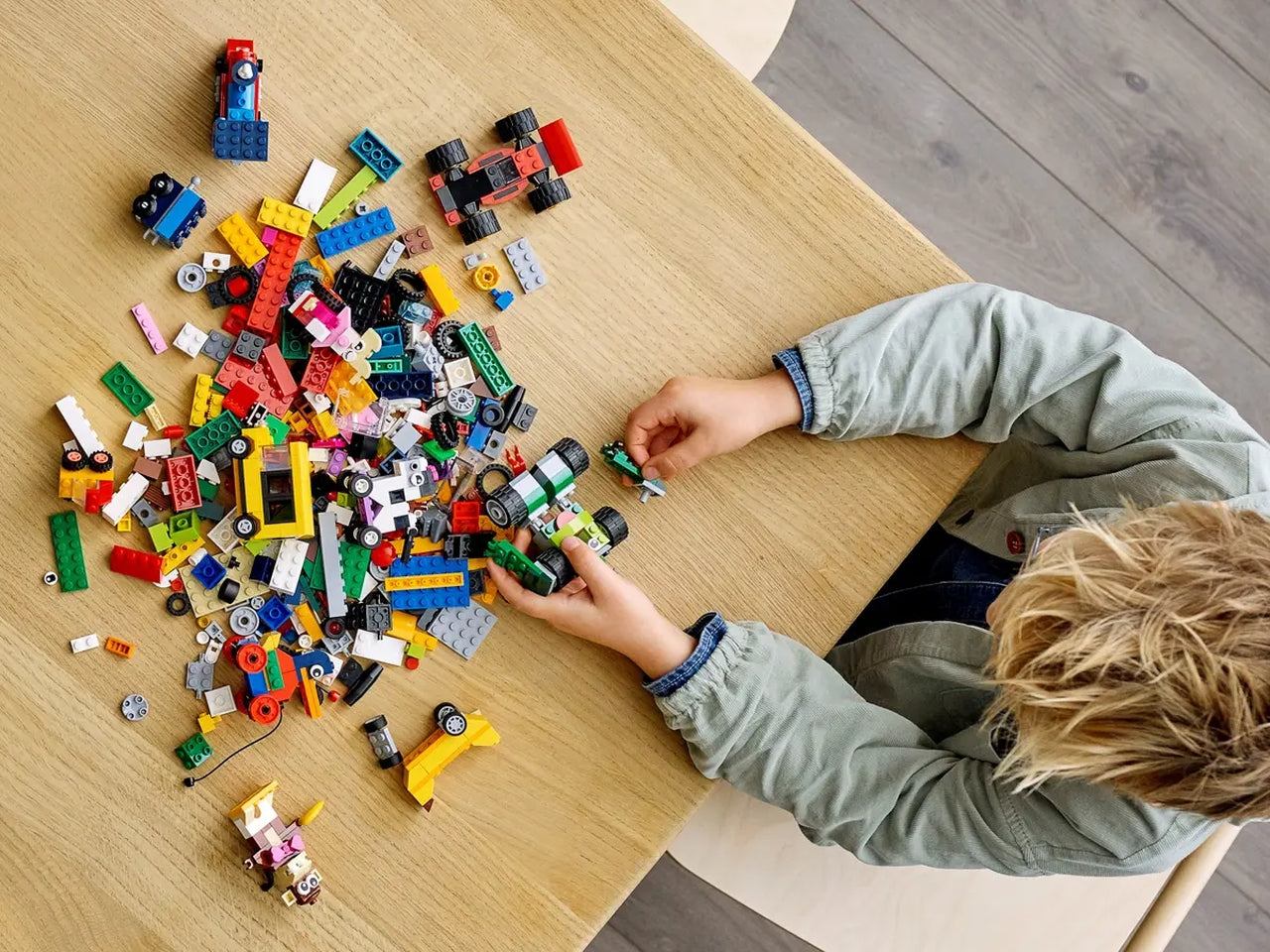 Lego classic mattoncini e ruote 11014