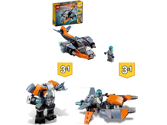 Lego creator cyber-drone 31111