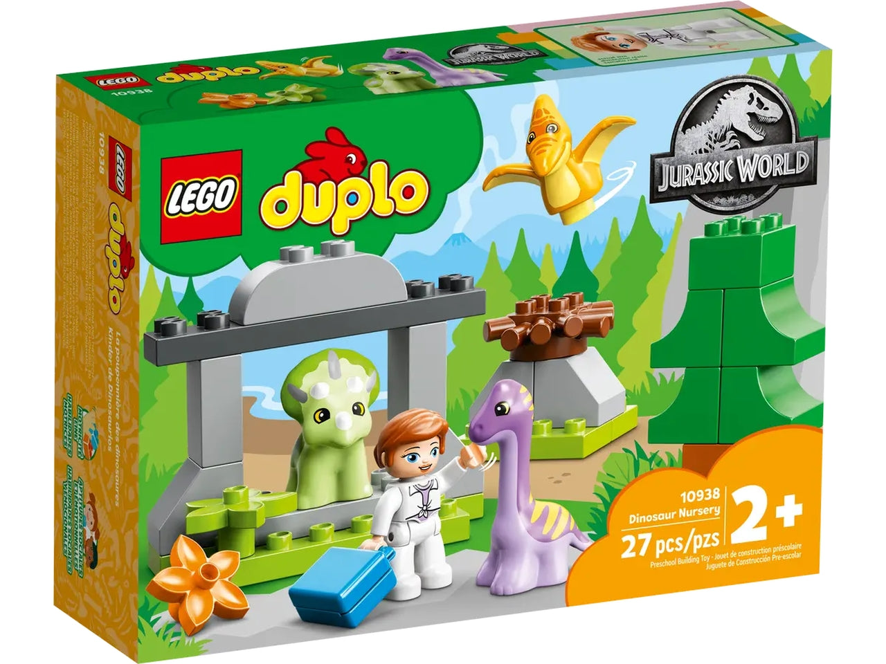 Lego lasilo nido dei dinosauri.