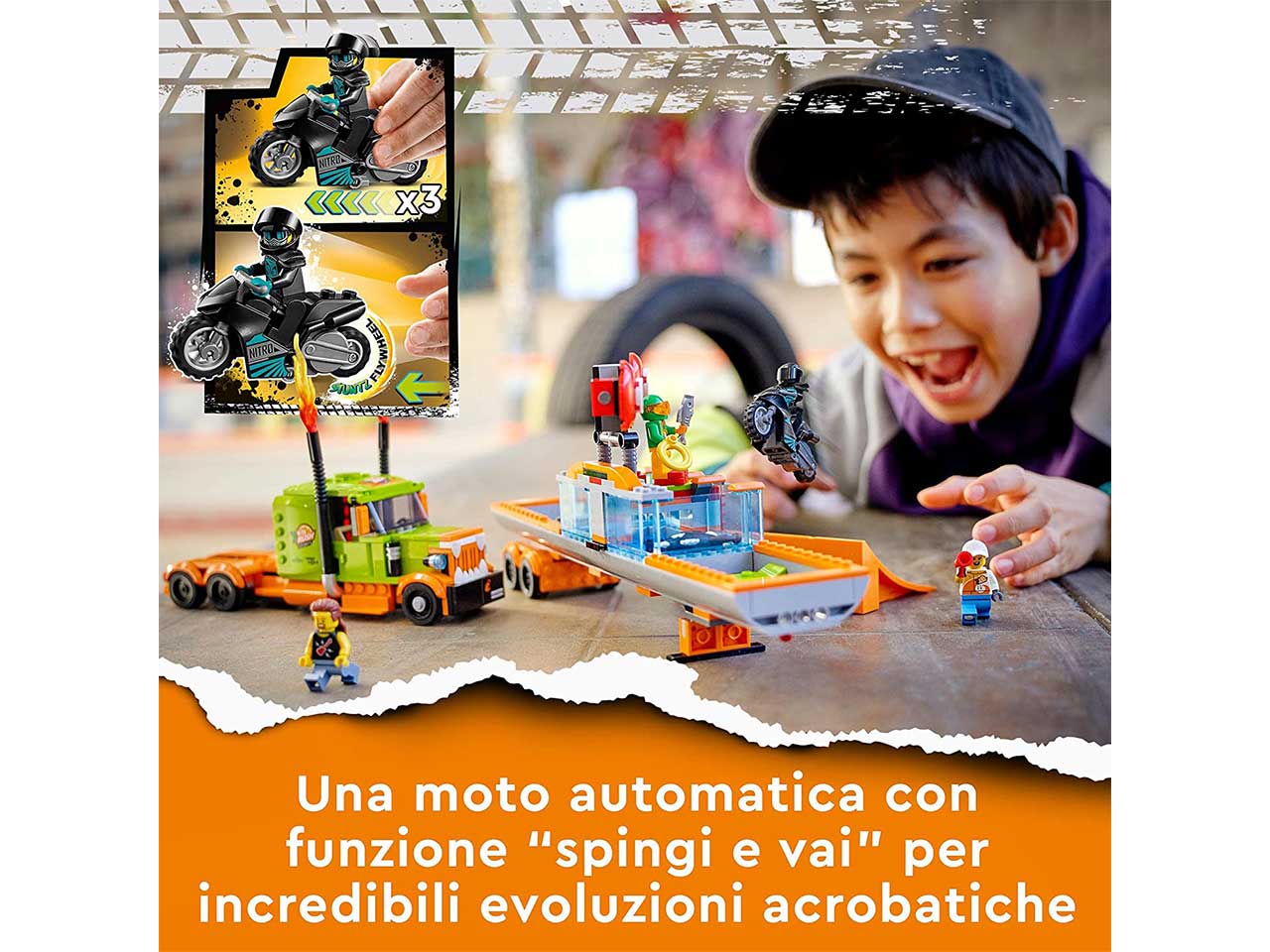 Lego city truck dello stunt show 60294