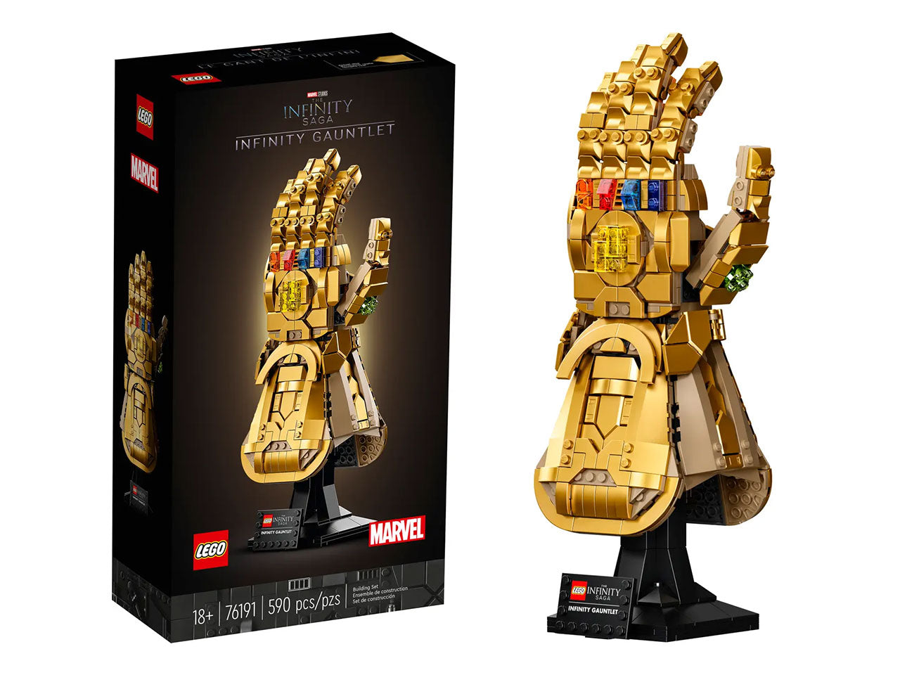 Lego super eroi guanto degli eroi 76191