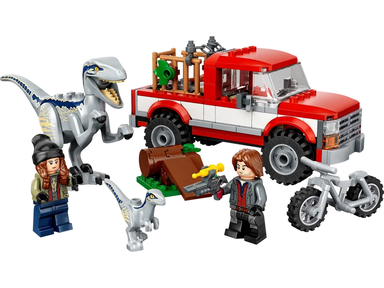 Lego la cattura dei velociraptor blue e beta.