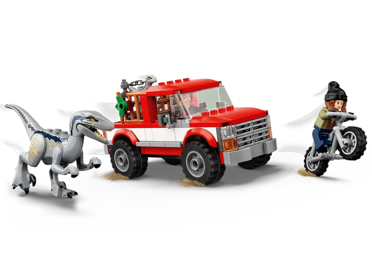 Lego la cattura dei velociraptor blue e beta.