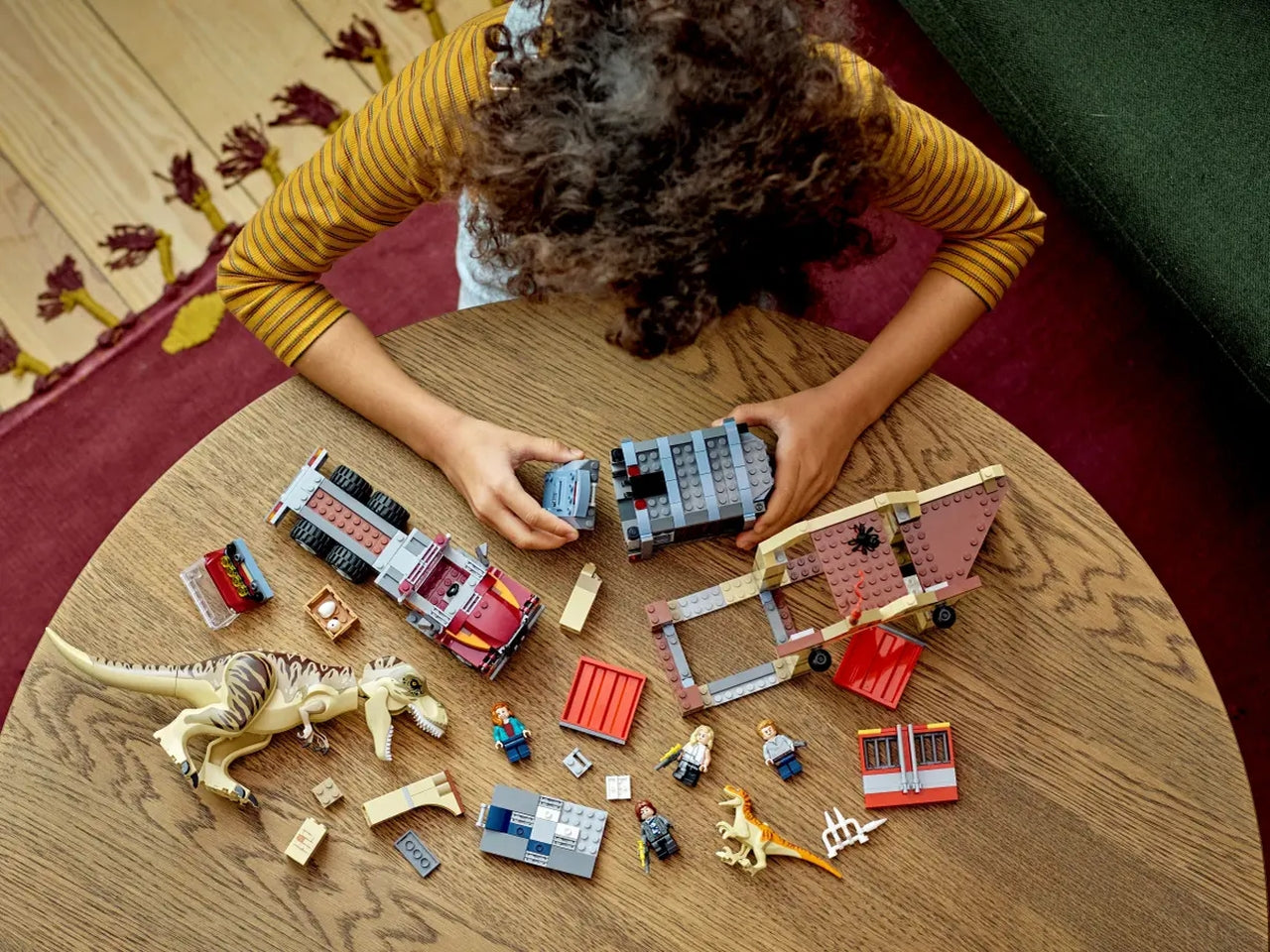 Lego la fuga del t. rex e dellatrociraptor.