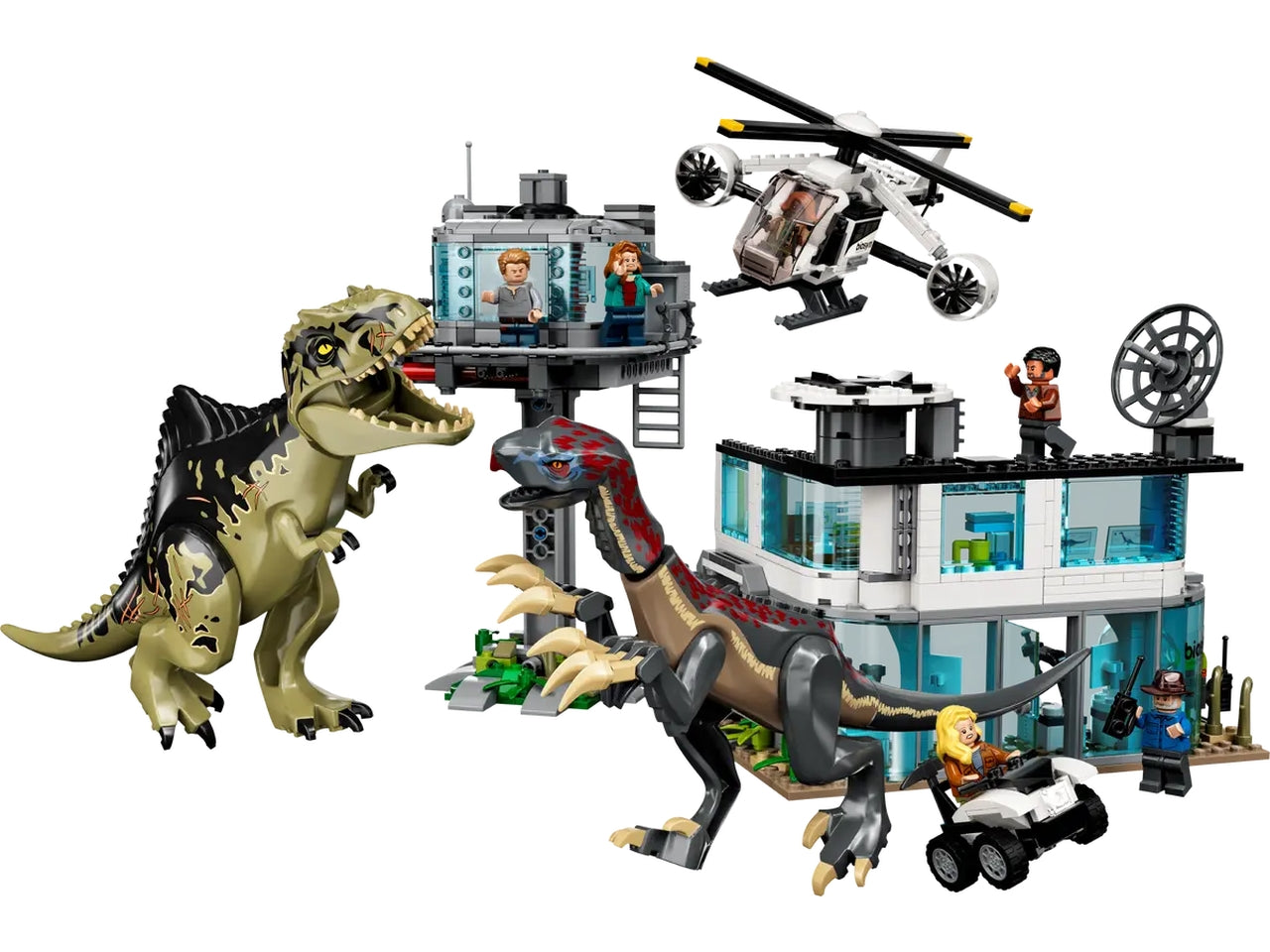 Lego Jurassic World Attacco del Giganotosauro e del Terizinosauro 76949