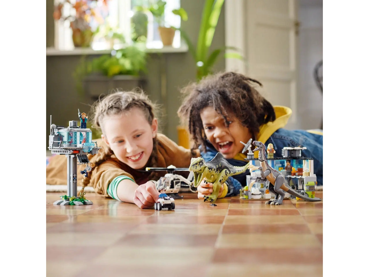 Lego Jurassic World Attacco del Giganotosauro e del Terizinosauro 76949