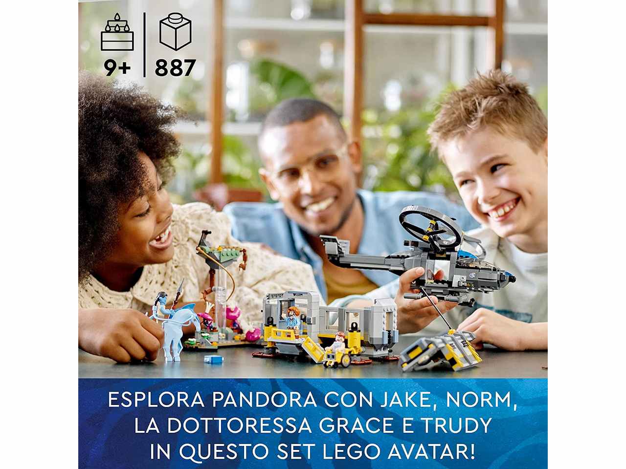 Lego avatar montagne fluttuanti: sito 26 e samson rda