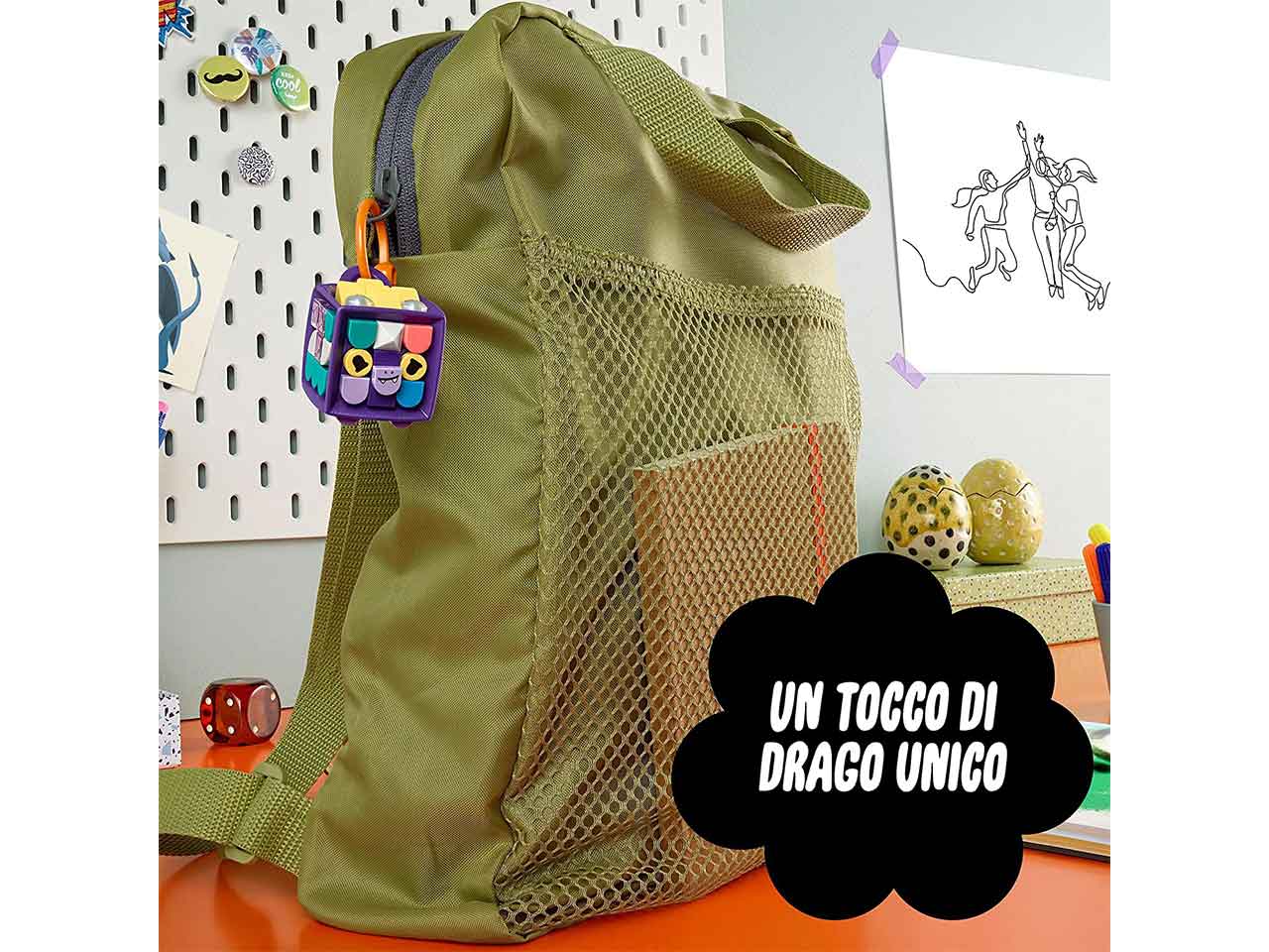 Lego bag tag dragone 41939$