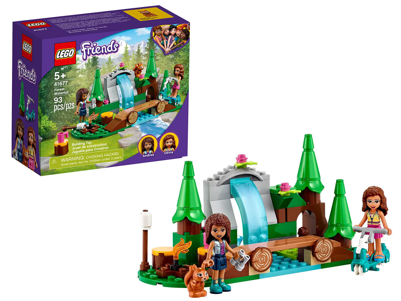Lego friends la cascata nel bosco 41677