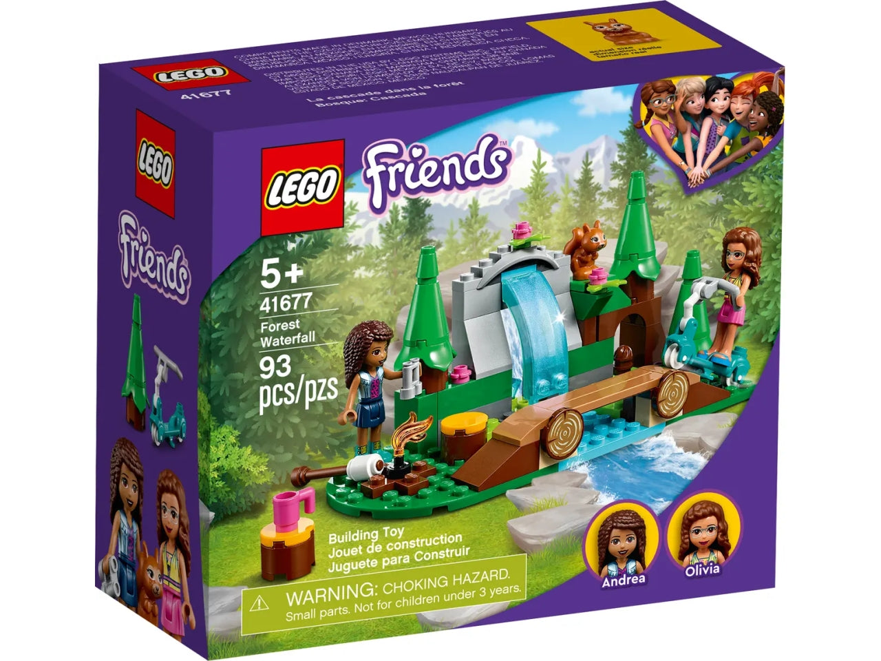 Lego friends la cascata nel bosco 41677