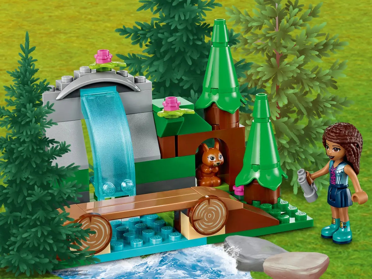 Lego friends la cascata nel bosco 41677