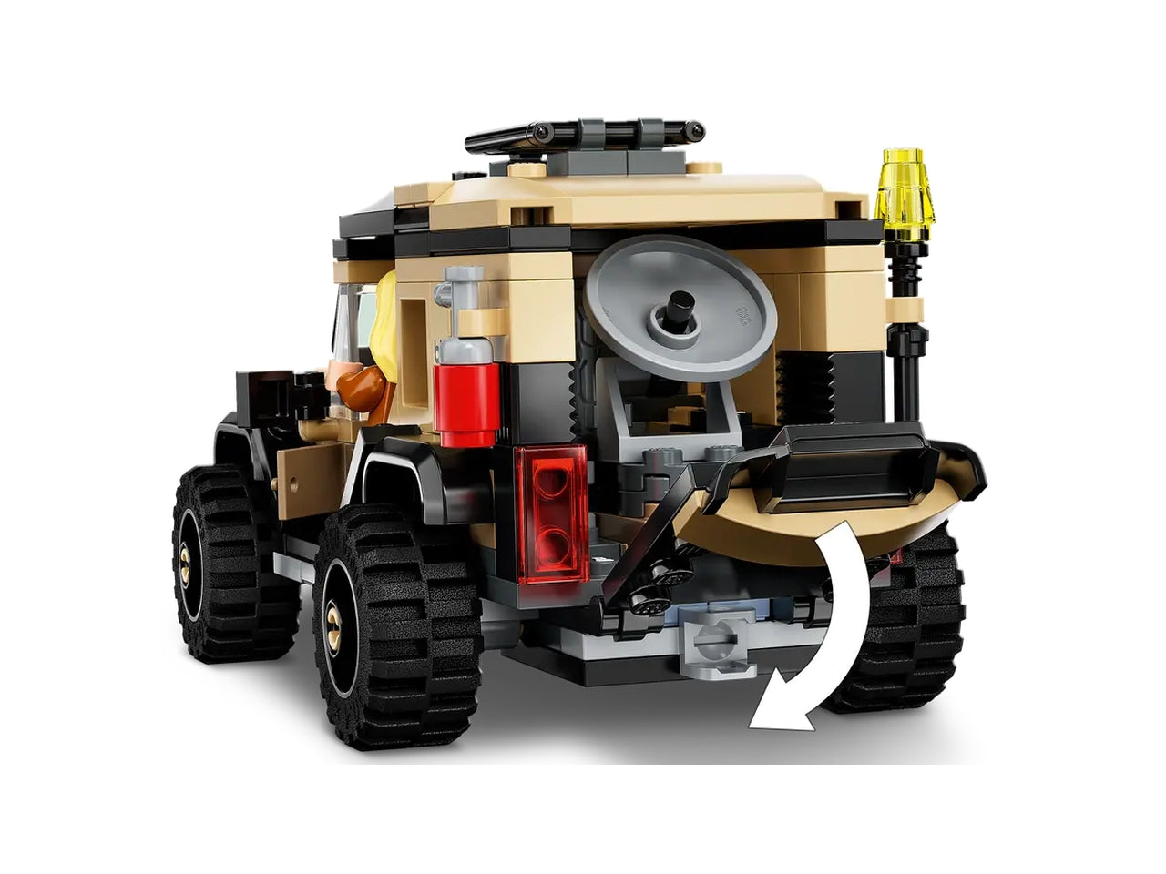 Lego trasporto del piroraptor e del dilofosauro.