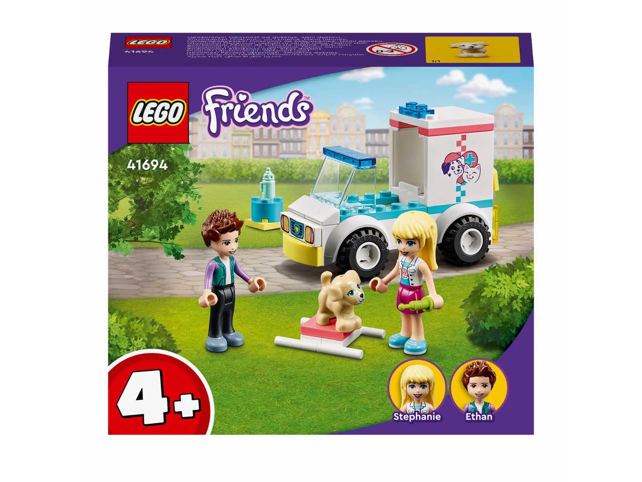 Lego ambulanza della clinica veterinaria.
