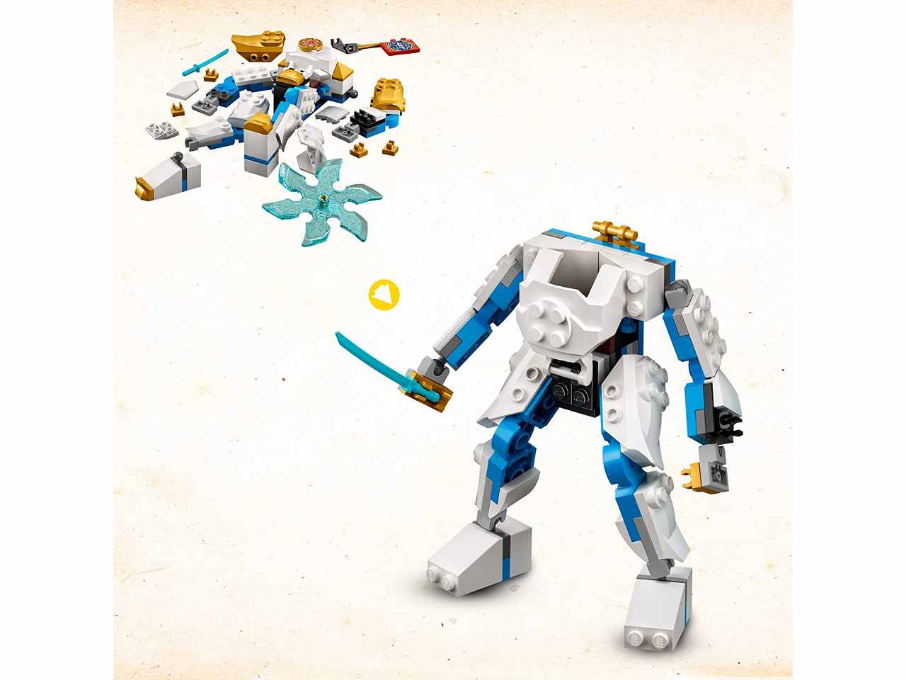 Lego ninjago mech potenz.di zane 71761